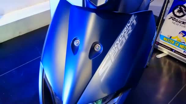 Pasay Junio Suzuki Skydrive Moto Junio 2019 Makina Moto Exposición — Vídeos de Stock