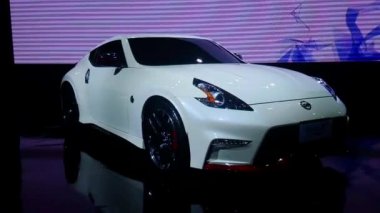 PAsay, PH - 27 Ekim - Nissan 370 z 27 Ekim 2018, Filipin Uluslararası Otomobil Fuarı Dünya Ticaret Merkezi Manila, Pasay, Filipinler.
