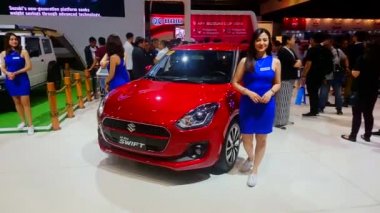Pasay, PH - 27 Ekim - Suzuki Swift 27 Ekim 2018, Filipin Uluslararası Otomobil Fuarı Dünya Ticaret Merkezi Manila, Pasay, Filipinler.