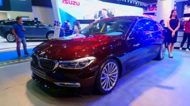 Pasay, PH - 27 Ekim - 27 Ekim 2018 tarihinde Filipin Uluslararası Otomobil Fuarı Dünya Ticaret Merkezi Manila, Pasay, Filipinler.