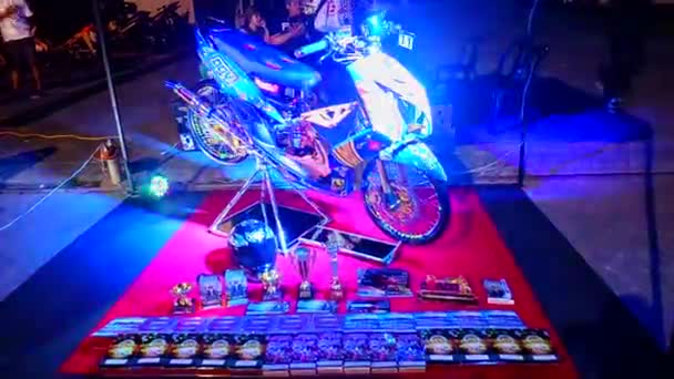 Pasig November Sepeda Motor Kustom Pada November 2018 Pameran Mobil — Stok Video