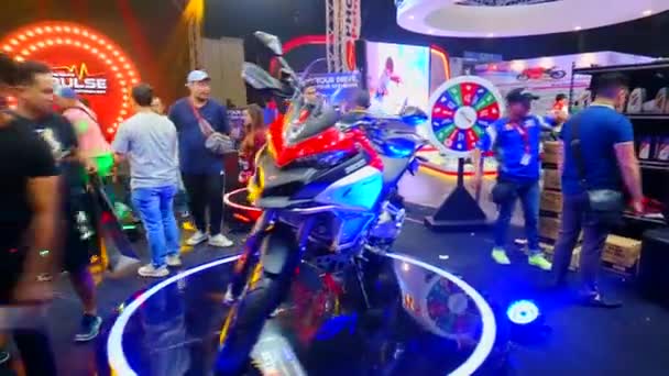 Pasay March Ducati摩托车于2019年3月24日在菲律宾帕萨伊举行的内赛摩托车展 — 图库视频影像