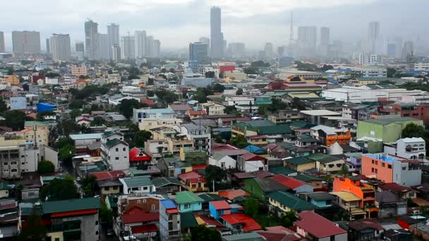 Quezon City Dicembre Panoramica Urbana Durante Giorno Dicembre 2020 Quezon — Video Stock