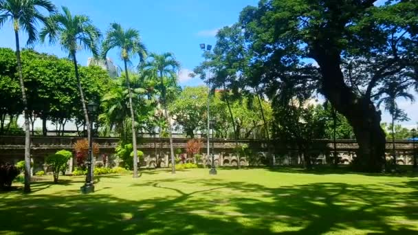 Manila Οκτωβρίου Paco Park Και Νεκροταφείο Στις Οκτωβρίου 2018 Στη — Αρχείο Βίντεο