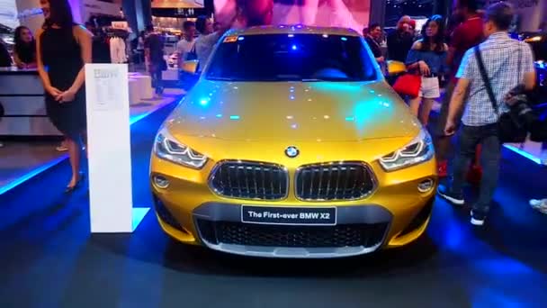 Pasay October Bmw Suv October 2018 Philippine International Motor Show — Stock Video