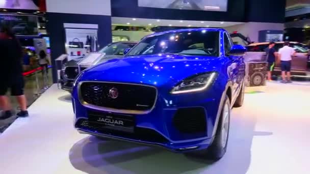 Pasay April Jaguar Pace Manila International Auto Show April 2019 — Stock Video