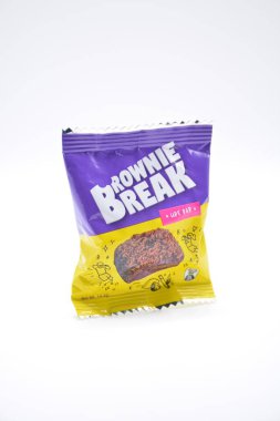 MANILA, PH - 22 Şubat - Brownie break ube bar 22 Şubat 2025, Manila, Filipinler. Brownie break, Filipinler 'de bir çerez üreticisi..