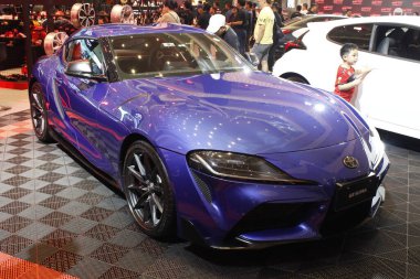 PARANAQUE, PH - OCT 11 - Toyota Gazoo Racing (GR) ihracat şampiyonasında Toyota supra 11 Ekim 2025 tarihinde Paranaque, Filipinler 'de. Toyota GR ihracat şampiyonası Filipinler 'de bir otomobil etkinliğidir..