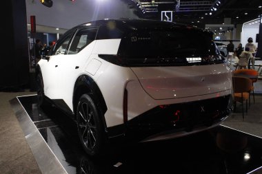 PAsay, PH - OCT 25 - Zeekr x Filipin elektrikli araç zirvesinde (PEVS) 25 Ekim 2025, Pasay, Filipinler. PEVS, Filipinler 'de düzenlenen yıllık bir otomobil etkinliğidir..