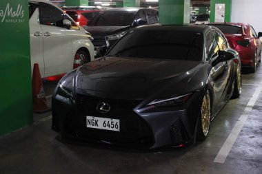 PARANAQUE, PH - OCT 11 - Lexus, 11 Ekim 2025 tarihinde Filipinler 'in Paranaque kentinde düzenlenen Toyota Gazoo Racing (GR) ihracat şampiyonasında 350 F' lik bir spordur. Toyota GR ihracat şampiyonası Filipinler 'de bir otomobil etkinliğidir..