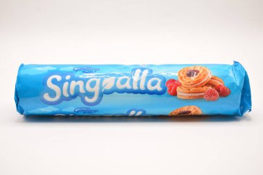 MANILA, PH - 22 FEB - Goteborgs Singoalla Orijinal kurabiyeler 22 Şubat 2025 tarihinde Manila, Filipinler 'de. Goteborgs İsveç 'te bir gıda üreticisi..