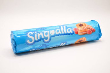 MANILA, PH - 22 FEB - Goteborgs Singoalla Orijinal kurabiyeler 22 Şubat 2025 tarihinde Manila, Filipinler 'de. Goteborgs İsveç 'te bir gıda üreticisi..