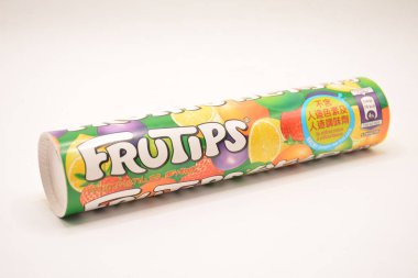 MANILA, PH - 22 Şubat - Nestle, 22 Şubat 2025 'te Manila, Filipinler' de meyve pastillerine rüşvet verir. Nestle, İsviçre 'de yiyecek ve içecek üreticisi..