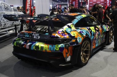 Pasay, PH-15 - 15 Kasım 2025 tarihinde Filipinler, Pasay 'da Manila Oto Salonu' nda Porsche 911. Manila Oto Salonu, Filipinler 'de bir otomobil fuarı etkinliğidir..