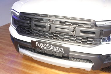 PAsay, PH - NOV 15 - Ford Ranger 15 Kasım 2025 tarihinde Pasay, Filipinler 'de Auto focus test sürüşünde. Odak noktası Filipinler 'de düzenlenen bir otomobil etkinliğidir..