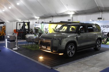 Pasay, PH-NOV 8-Rox 01, 8 Kasım 2025, Pasay, Filipinler. Philconstruct, Filipinler 'de yıllık bir inşaat fuarıdır..