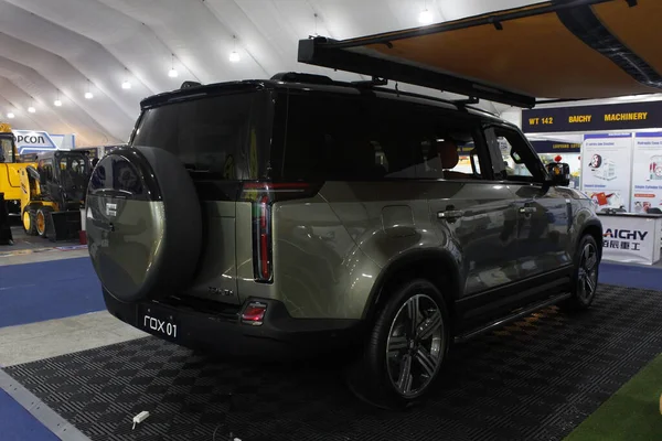 Pasay, PH-NOV 8-Rox 01, 8 Kasım 2025, Pasay, Filipinler. Philconstruct, Filipinler 'de yıllık bir inşaat fuarıdır..