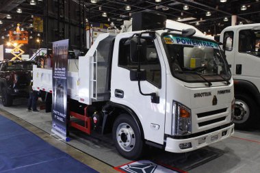 PASAY, PH - NOV 8 - Sinotruk homan h3 at Philconstruct on November 8, 2025 in Pasay, Philippines. Philconstruct is a annual construction show in Philippines.