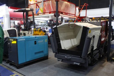 Pasay, PH-NOV 8 - Havacı sdg25 jeneratörü 8 Kasım 2025 tarihinde Pasay, Filipinler 'de. Philconstruct, Filipinler 'de yıllık bir inşaat fuarıdır..