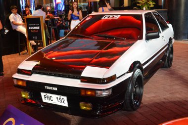 PARANAQUE, PH - 8 Şubat - Toyota ae86, 8 Şubat 2026 tarihinde Paranaque, Filipinler 'de Superfest Manila' da. Superfest Manila, Filipinler 'de düzenlenen bir otomobil fuarıdır..