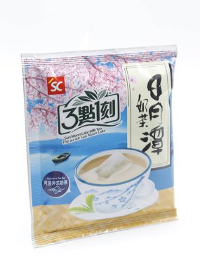 MANILA, PH - 22 Şubat - 22 Şubat 2025 tarihinde Filipinler 'in Manila kentinde güneş gölü sütlü çayı. Öğleden sonra 3: 15 Tayvan 'da bir sütlü çay imalatçısı..