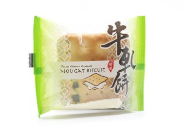 22 Şubat 2025 'te Manila, Filipinler' de Tayvan Nougat Bisküvisi. Tayvan nugat bisküvisi Tayvan 'da geleneksel bir çerezdir..
