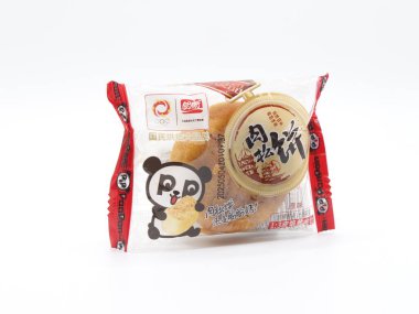 MANILA, PH - 22 Şubat - Panpan domuzlu hamur işi ekmeği 22 Şubat 2025, Manila, Filipinler.