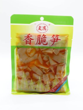 MANILA, PH - 22 Şubat - Wenhong baharatlı bambu 22 Şubat 2025 tarihinde Manila, Filipinler 'de filizlendi.