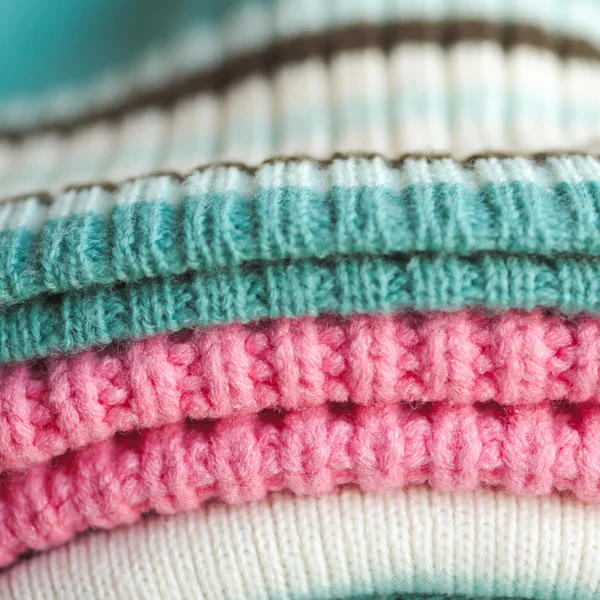 Primo piano dei vestiti di lana — Foto Stock