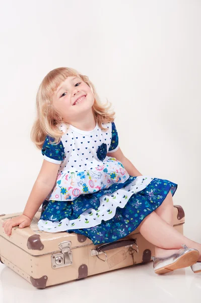 Adorable little baby girl — Stock Photo, Image