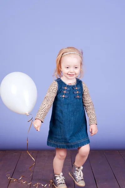 Adorable little baby girl — Stock Photo, Image