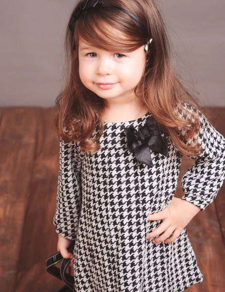 Little stylish girl — Stock Photo, Image