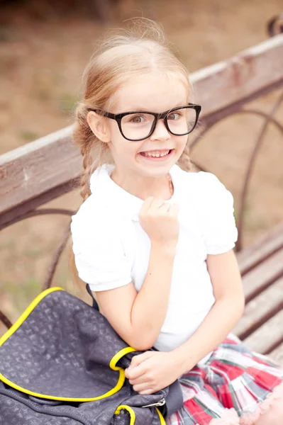 Cute pupil girl — Stock Photo, Image