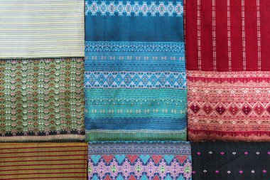 Tay ipek kumaşlar topluluğu