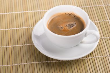 Beyaz fincan Espresso kahve