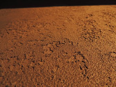 Arka planda gölgeler ve güneşten gelen ışık var. Karanlık arka plan. Masaüstü arkaplanı. Siyah, gri ve sarı. Venedik alçısı.