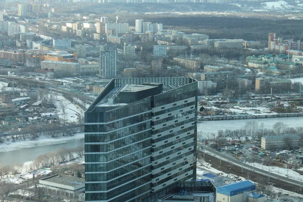 Moscow Russia 2019 Moscow City Eurasia Tower Quarter Towers Moscow — Stock Photo, Image