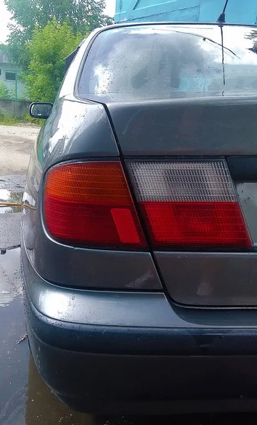 Ivanovo Ρωσία Nissan Primera 1998 Έτος Μοντέλου Ασημί Χρώμα Χειροκίνητη — Φωτογραφία Αρχείου