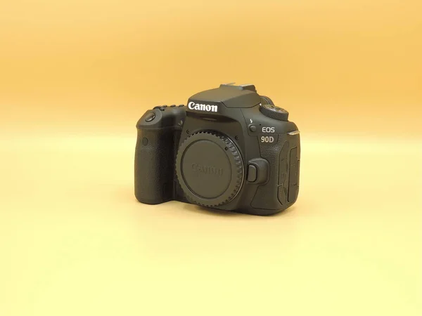 Categoria Melhor Câmera Aps Reconhecido Como Melhor Canon 90D Preto — Fotografia de Stock