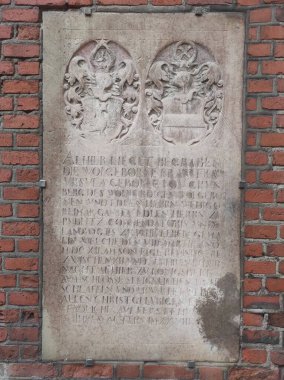 Immanuel Kant 'ın Kaliningrad' daki anıtları ve mezarları (Konigsberg). Tarihi yerler.