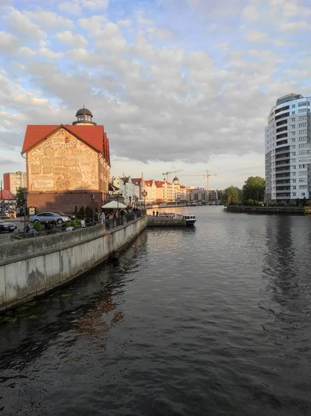 Historiska Byggnader Kaliningradregionen Kaliningrad Och Svetlogorsk Historisk Arkitektur Och Natur — Stockfoto