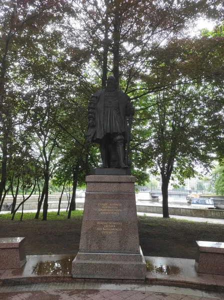 Monumentos Lugar Enterro Immanuel Kant Kaliningrado Konigsberg Lugares Históricos — Fotografia de Stock