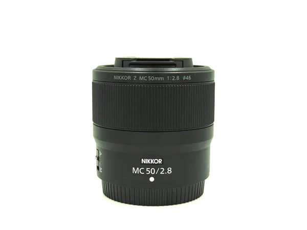 Yeni Macro Lens Nikon 50Mm Niko Lens 2021 Nikon Aynasız — Stok fotoğraf