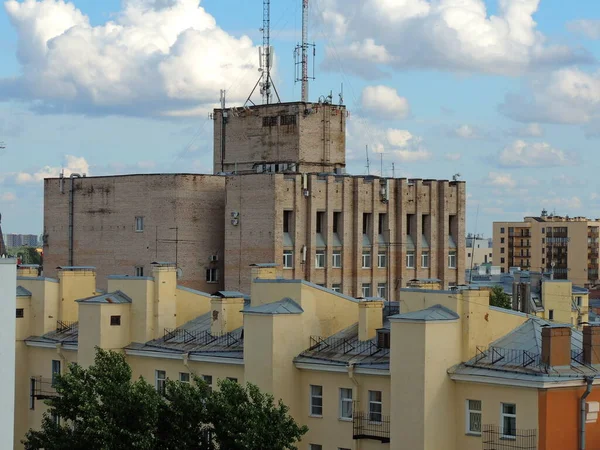 Petersburg Daki Binaların Mimarisi Üst Düzey Bir Manzaradır Eski Bir — Stok fotoğraf