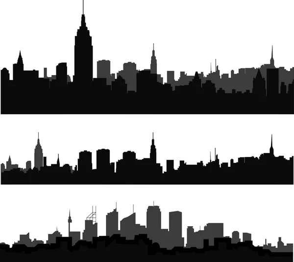 Silhouette de ville 5 — Image vectorielle