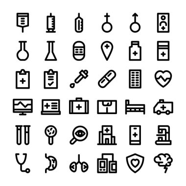 tıbbi ve sağlık hizmetleri ana hatları simgesi