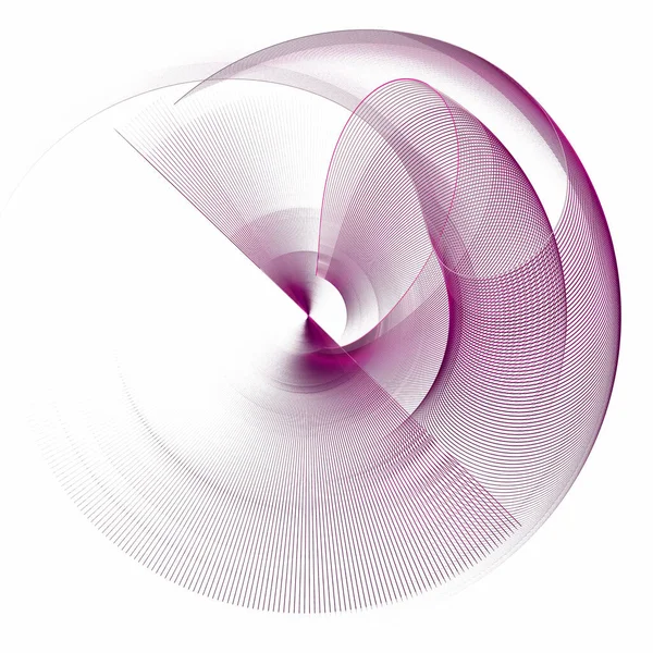 Purple Abstract Rotating Fan Transparent Straight Wavy Blades Rendering Illustration — Stock Photo, Image