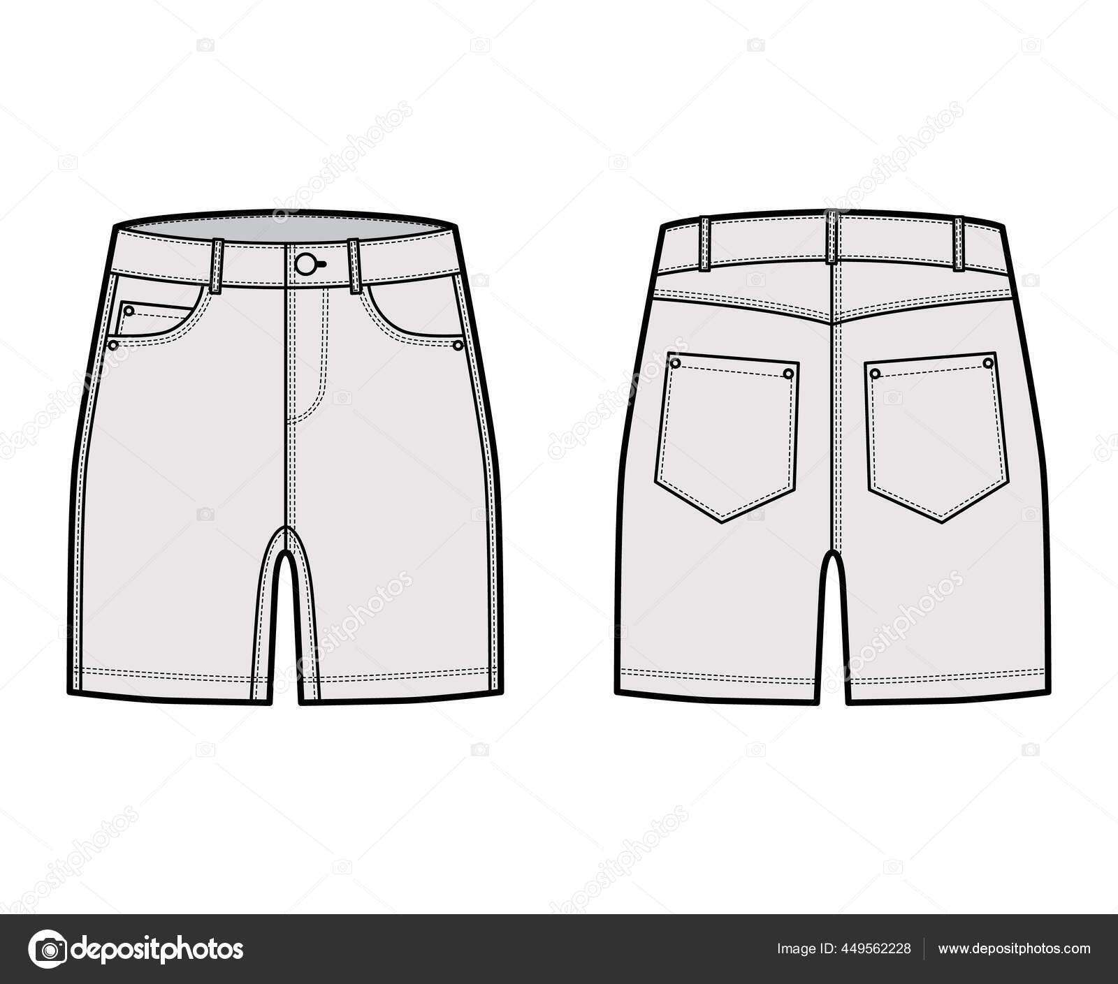 IEFB Summer Men's Casual Jeans Shorts Loose Mid High Waist Fashion Knee  Lenght Denim Short Pants Vintage Male New Korean 9A8927 - AliExpress