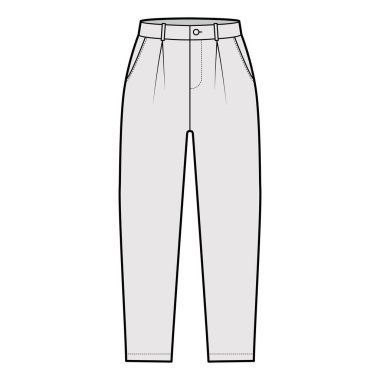 Kemer düğümlü kapri pantolonlar, baldır uzunluğu, normal bel, yüksek katlı, kesme, flep cep