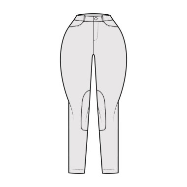 Jeans Classic Jodhpurs Denim pantolonları normal bel, cepler, kemer düğümleri, tam boy.